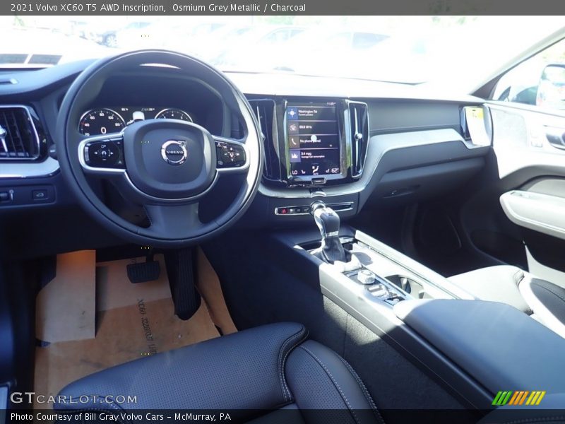 Osmium Grey Metallic / Charcoal 2021 Volvo XC60 T5 AWD Inscription