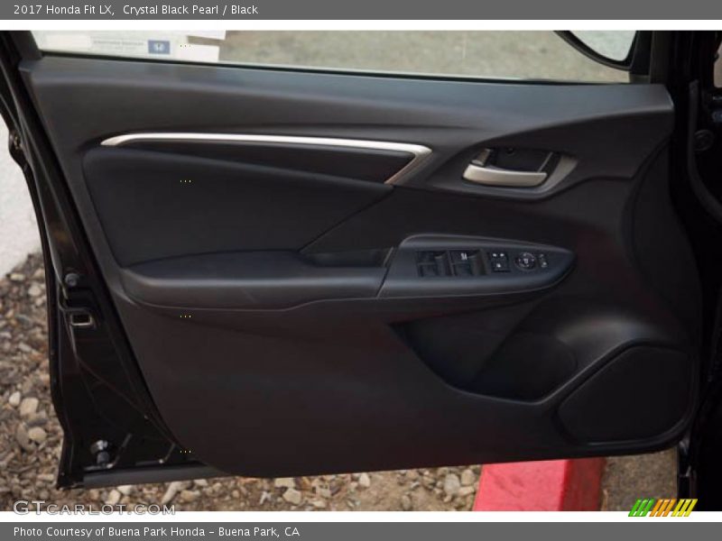 Crystal Black Pearl / Black 2017 Honda Fit LX