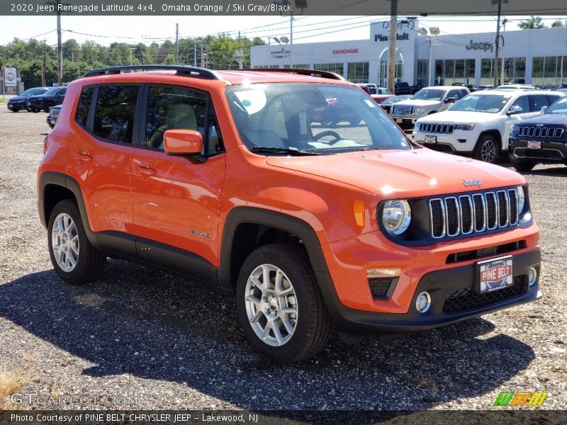 Omaha Orange / Ski Gray/Black 2020 Jeep Renegade Latitude 4x4