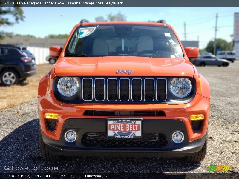 Omaha Orange / Ski Gray/Black 2020 Jeep Renegade Latitude 4x4