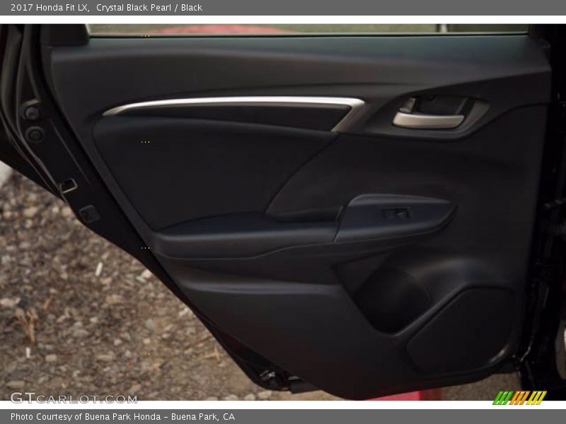 Crystal Black Pearl / Black 2017 Honda Fit LX