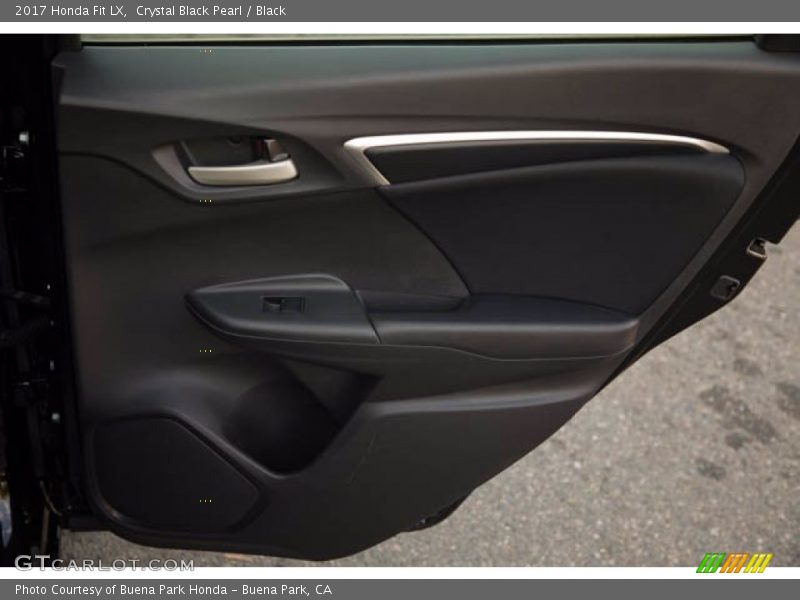 Crystal Black Pearl / Black 2017 Honda Fit LX