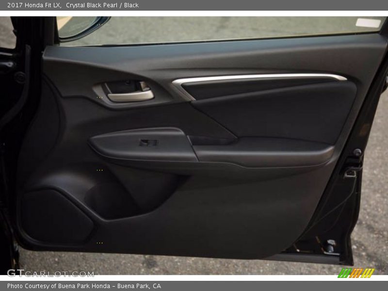 Crystal Black Pearl / Black 2017 Honda Fit LX