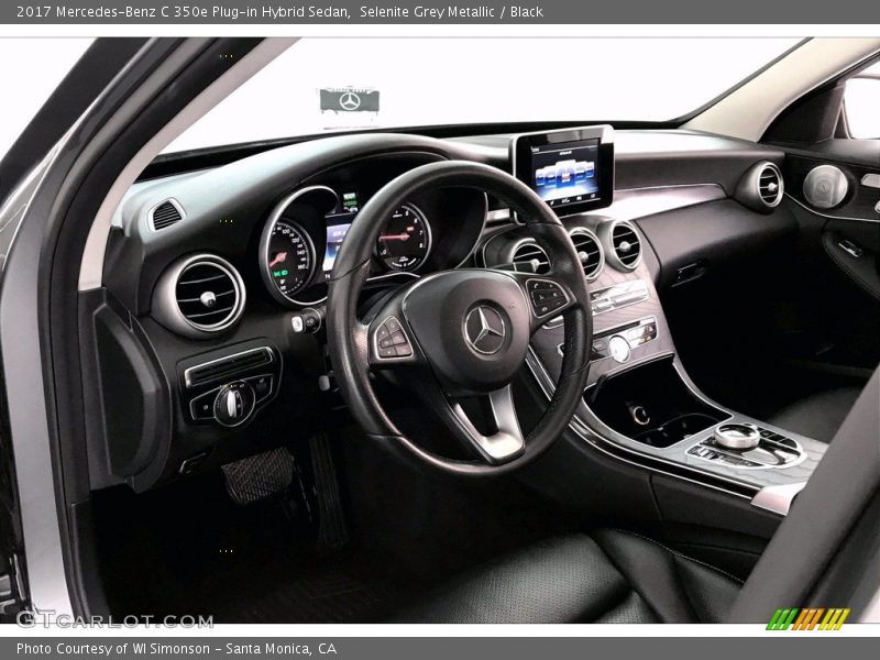Selenite Grey Metallic / Black 2017 Mercedes-Benz C 350e Plug-in Hybrid Sedan