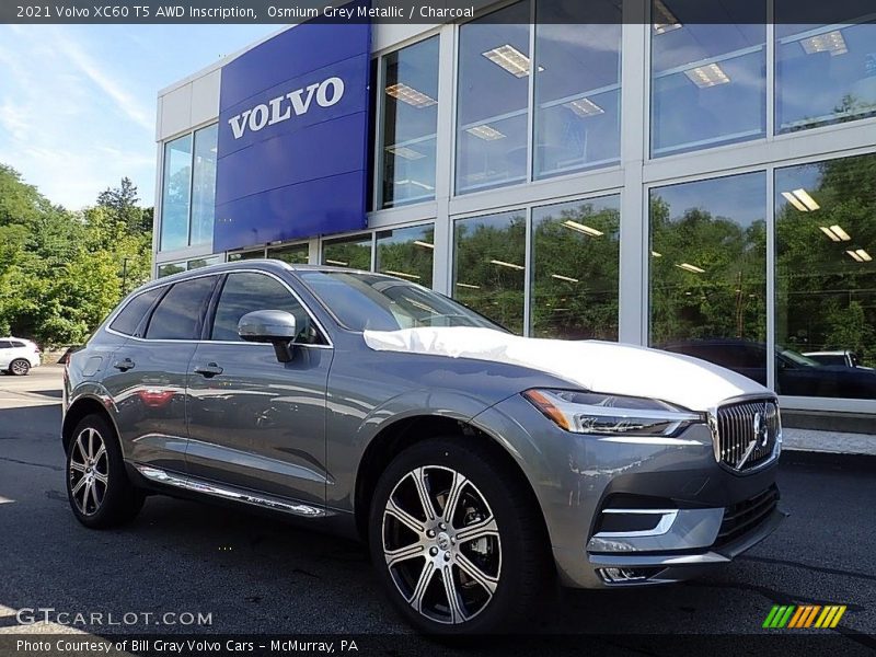 Front 3/4 View of 2021 XC60 T5 AWD Inscription