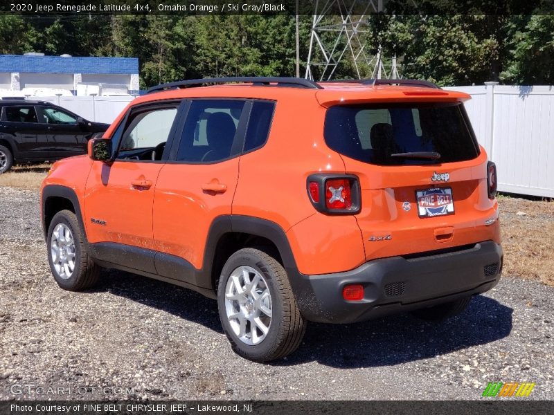 Omaha Orange / Ski Gray/Black 2020 Jeep Renegade Latitude 4x4