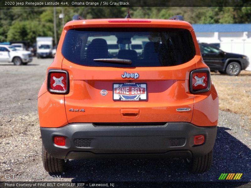 Omaha Orange / Ski Gray/Black 2020 Jeep Renegade Latitude 4x4