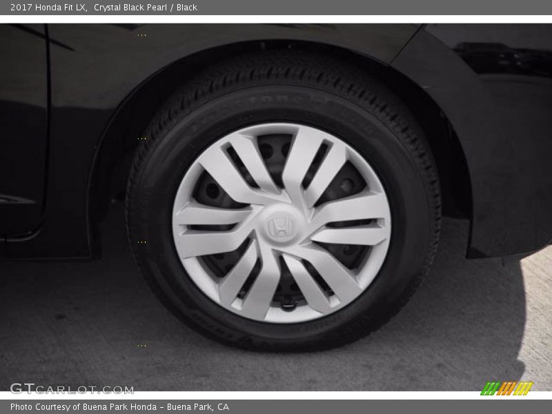 Crystal Black Pearl / Black 2017 Honda Fit LX