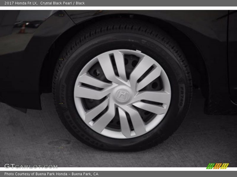 Crystal Black Pearl / Black 2017 Honda Fit LX