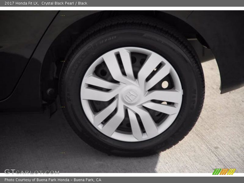 Crystal Black Pearl / Black 2017 Honda Fit LX