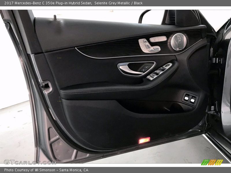 Selenite Grey Metallic / Black 2017 Mercedes-Benz C 350e Plug-in Hybrid Sedan