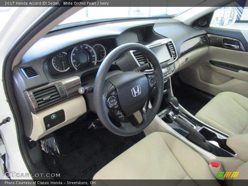 White Orchid Pearl / Ivory 2017 Honda Accord EX Sedan