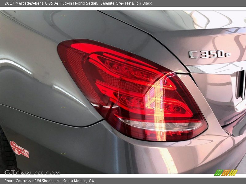 Selenite Grey Metallic / Black 2017 Mercedes-Benz C 350e Plug-in Hybrid Sedan