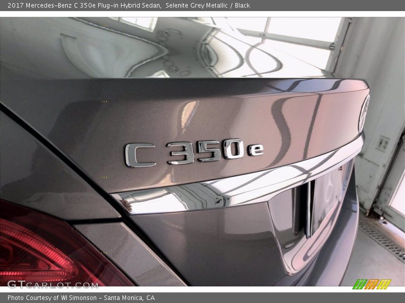 Selenite Grey Metallic / Black 2017 Mercedes-Benz C 350e Plug-in Hybrid Sedan