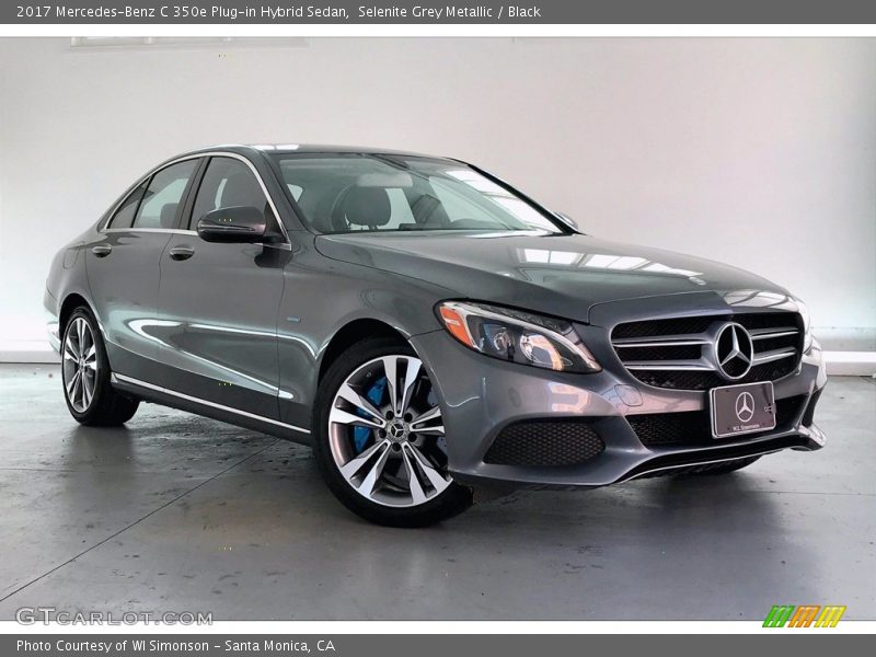 Selenite Grey Metallic / Black 2017 Mercedes-Benz C 350e Plug-in Hybrid Sedan