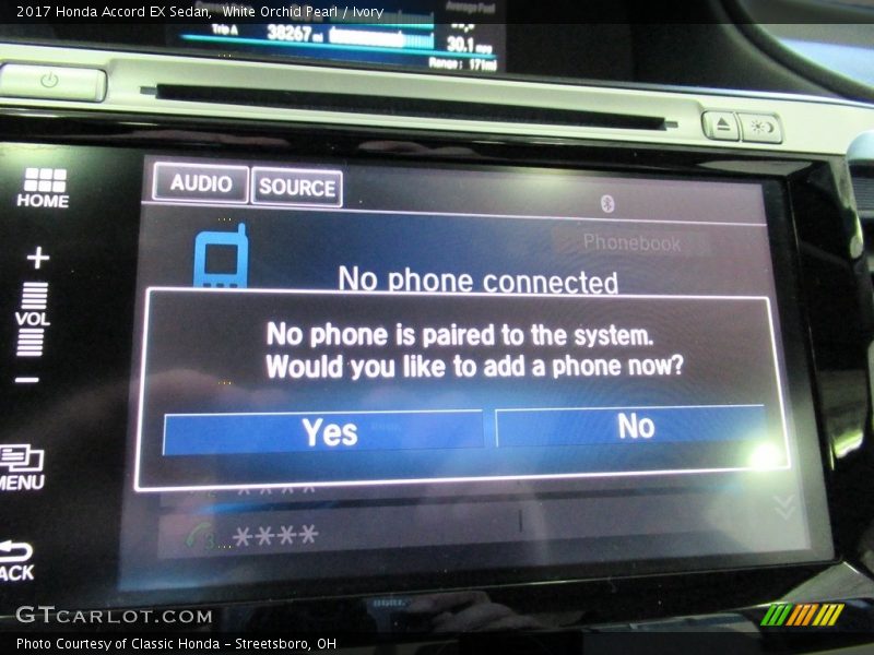 White Orchid Pearl / Ivory 2017 Honda Accord EX Sedan