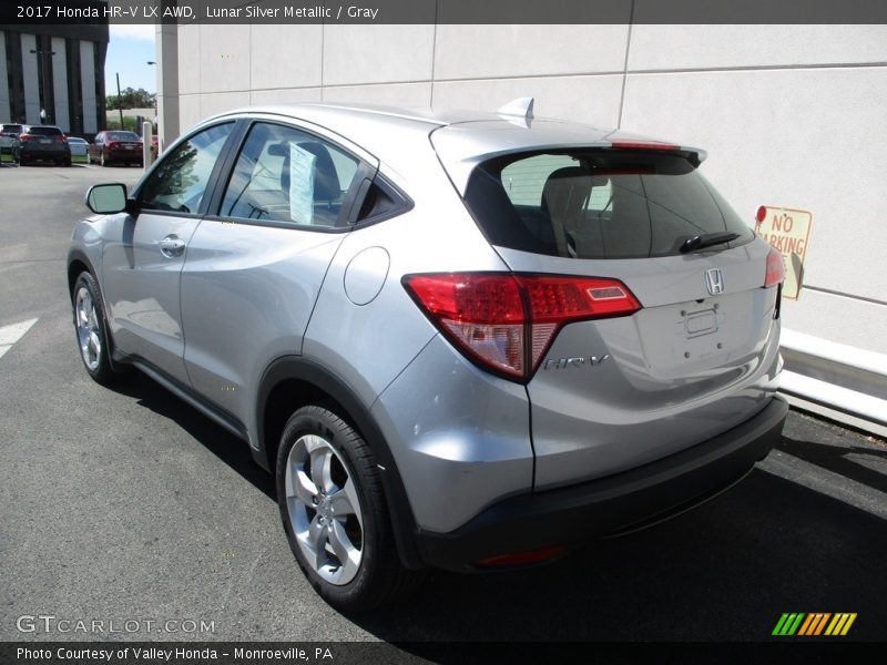 Lunar Silver Metallic / Gray 2017 Honda HR-V LX AWD