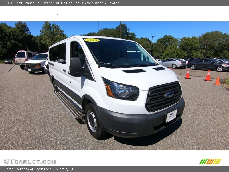 Oxford White / Pewter 2016 Ford Transit 150 Wagon XL LR Regular