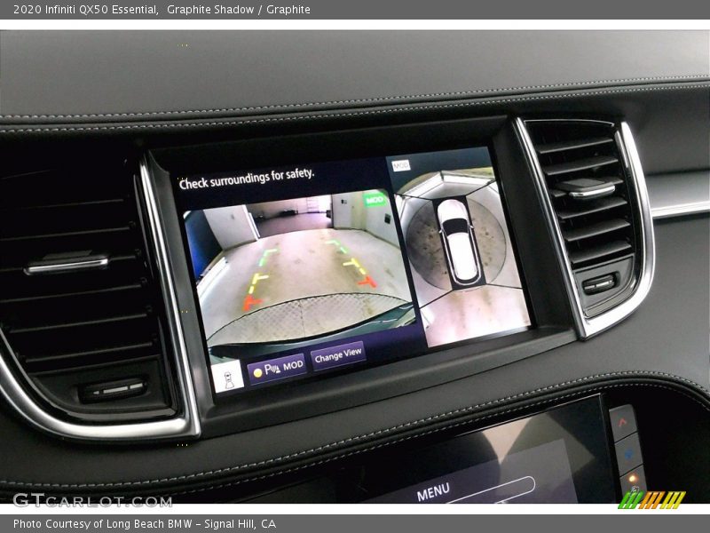 Controls of 2020 QX50 Essential