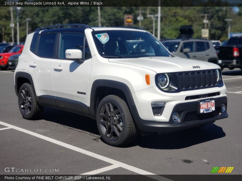 Alpine White / Black 2020 Jeep Renegade Limited 4x4