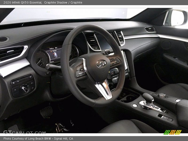Dashboard of 2020 QX50 Essential
