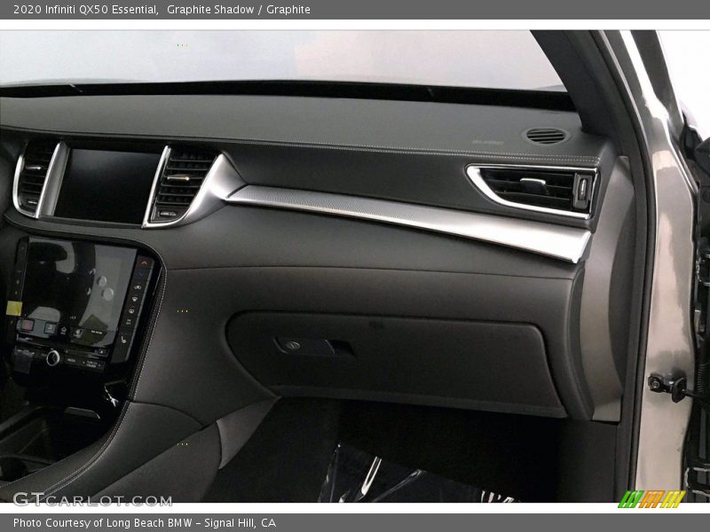 Dashboard of 2020 QX50 Essential