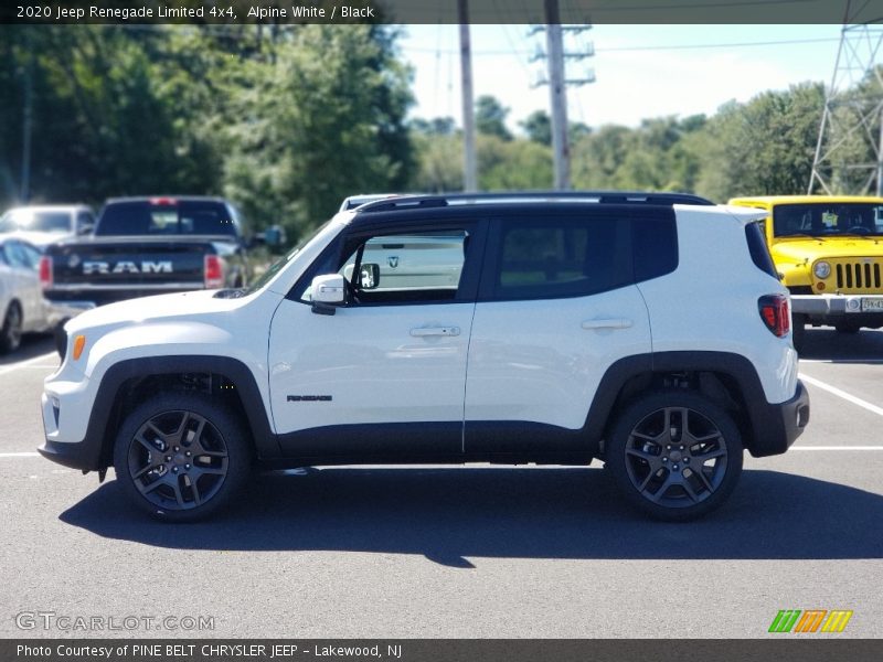 Alpine White / Black 2020 Jeep Renegade Limited 4x4