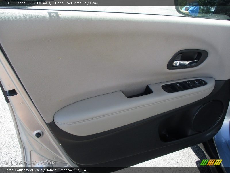 Lunar Silver Metallic / Gray 2017 Honda HR-V LX AWD