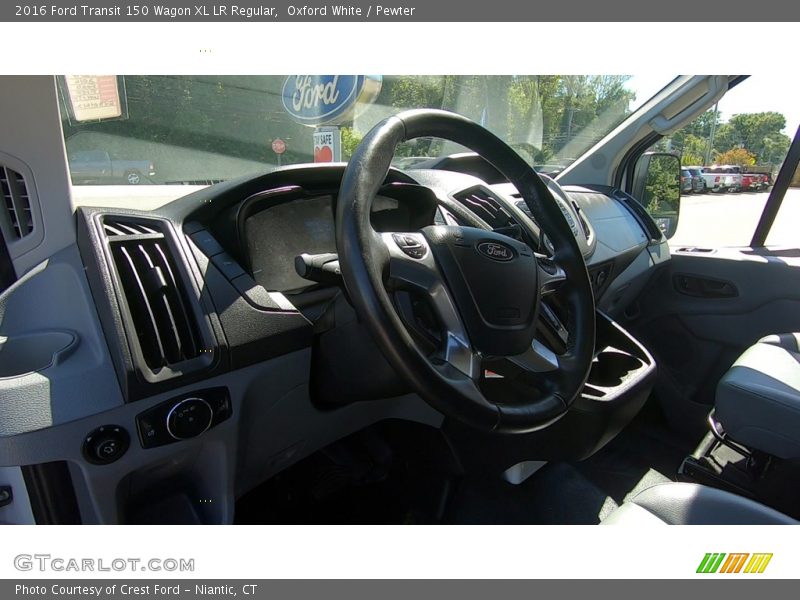 Oxford White / Pewter 2016 Ford Transit 150 Wagon XL LR Regular