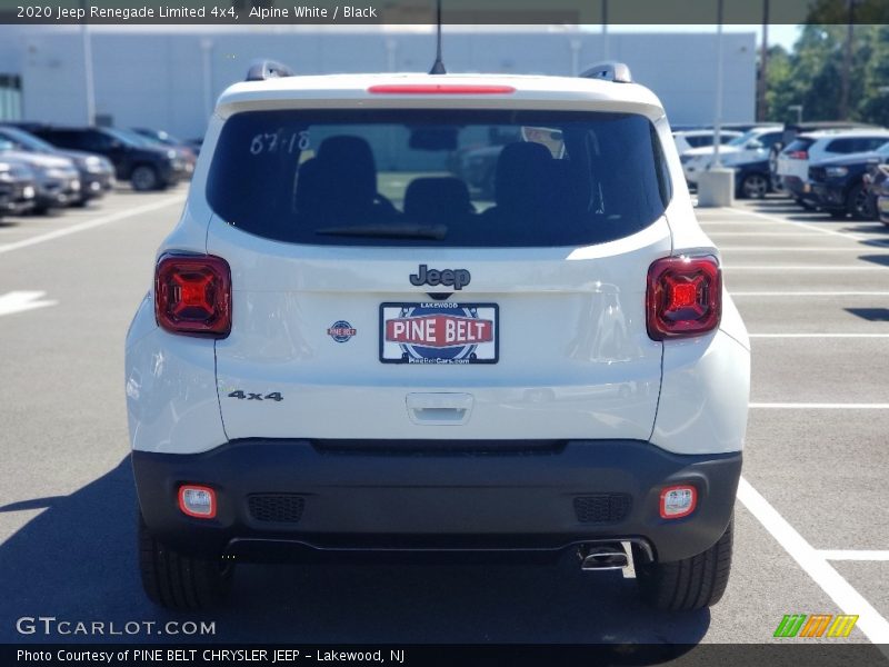 Alpine White / Black 2020 Jeep Renegade Limited 4x4