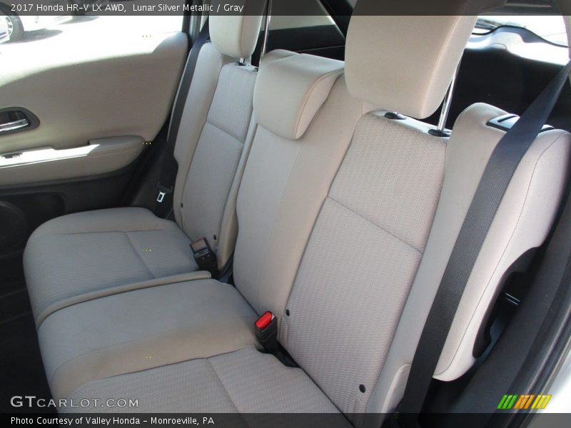 Lunar Silver Metallic / Gray 2017 Honda HR-V LX AWD