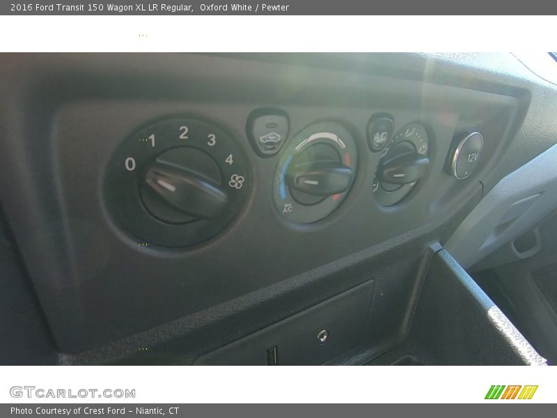 Oxford White / Pewter 2016 Ford Transit 150 Wagon XL LR Regular