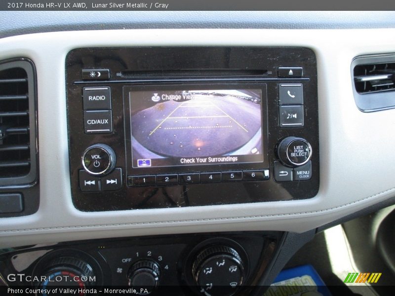 Lunar Silver Metallic / Gray 2017 Honda HR-V LX AWD