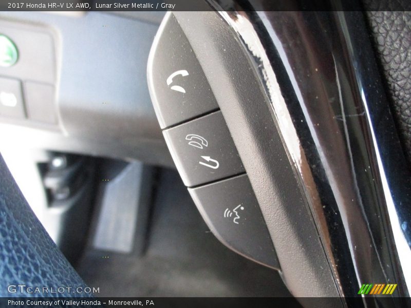 Lunar Silver Metallic / Gray 2017 Honda HR-V LX AWD