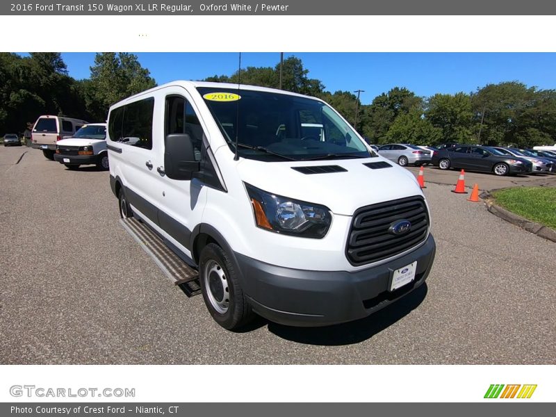 Oxford White / Pewter 2016 Ford Transit 150 Wagon XL LR Regular