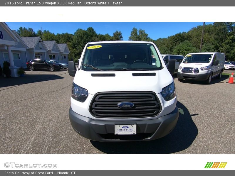 Oxford White / Pewter 2016 Ford Transit 150 Wagon XL LR Regular