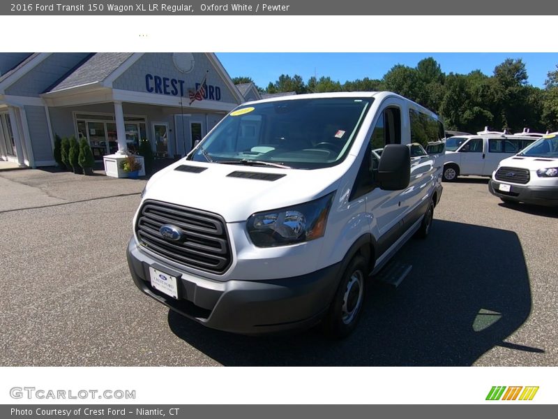 Oxford White / Pewter 2016 Ford Transit 150 Wagon XL LR Regular