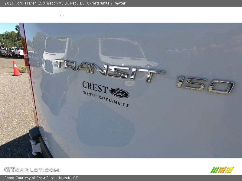 Oxford White / Pewter 2016 Ford Transit 150 Wagon XL LR Regular