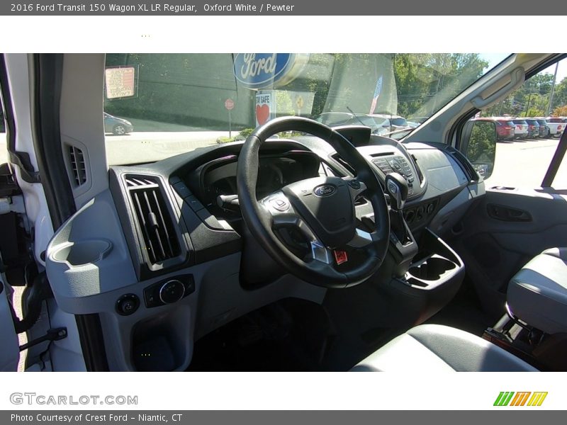 Oxford White / Pewter 2016 Ford Transit 150 Wagon XL LR Regular