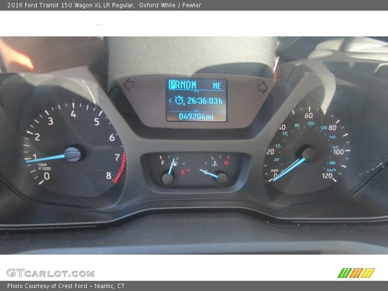 Oxford White / Pewter 2016 Ford Transit 150 Wagon XL LR Regular