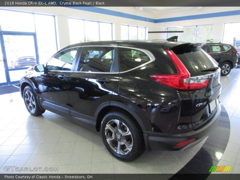 Crystal Black Pearl / Black 2018 Honda CR-V EX-L AWD