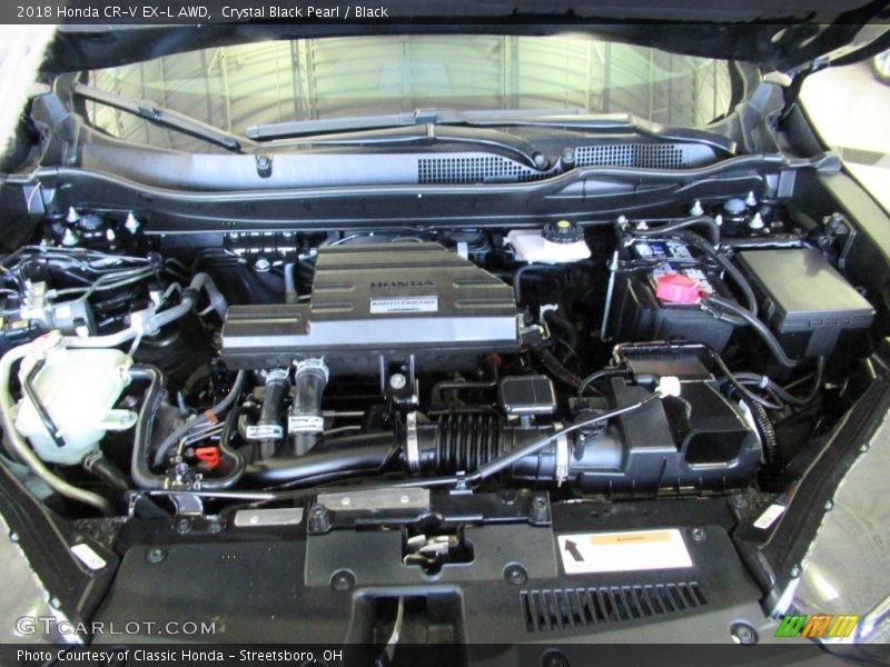 Crystal Black Pearl / Black 2018 Honda CR-V EX-L AWD