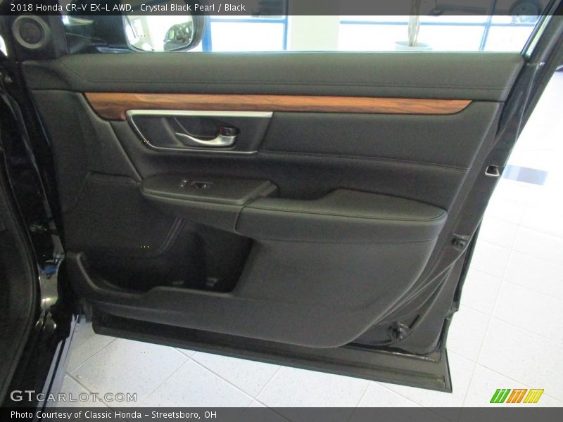 Crystal Black Pearl / Black 2018 Honda CR-V EX-L AWD