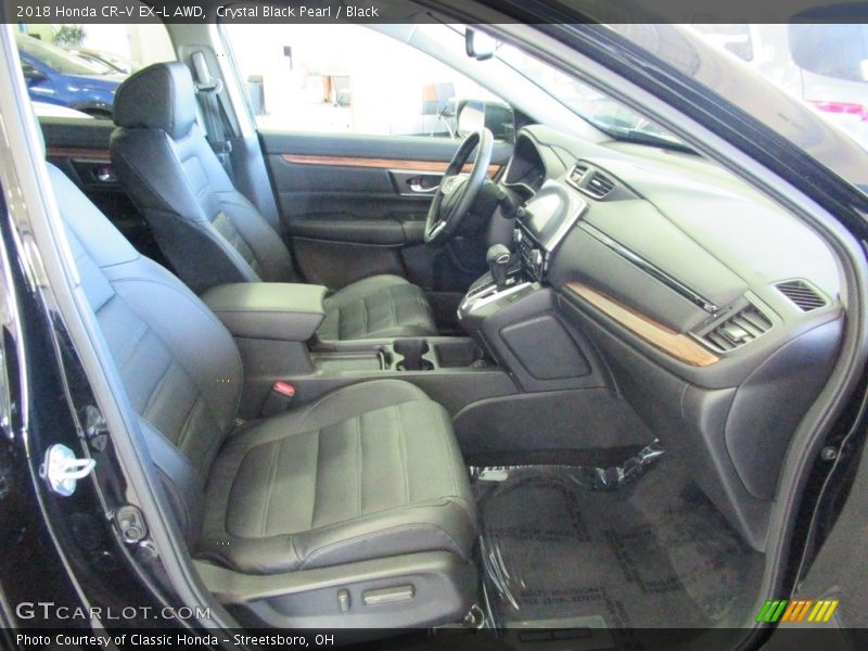 Crystal Black Pearl / Black 2018 Honda CR-V EX-L AWD