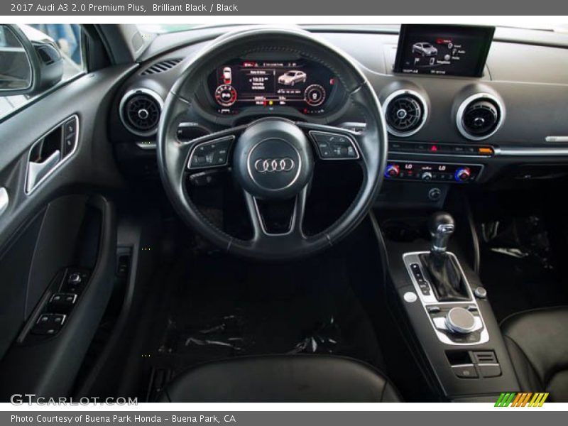 Brilliant Black / Black 2017 Audi A3 2.0 Premium Plus