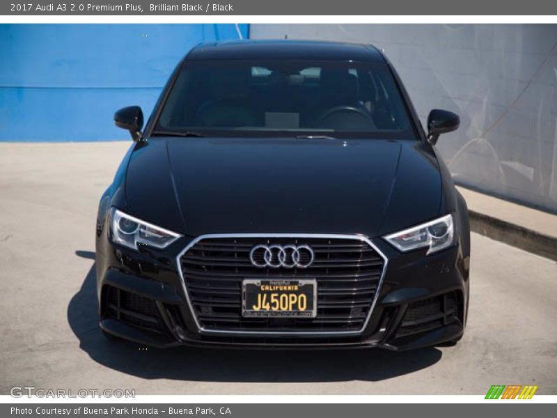 Brilliant Black / Black 2017 Audi A3 2.0 Premium Plus