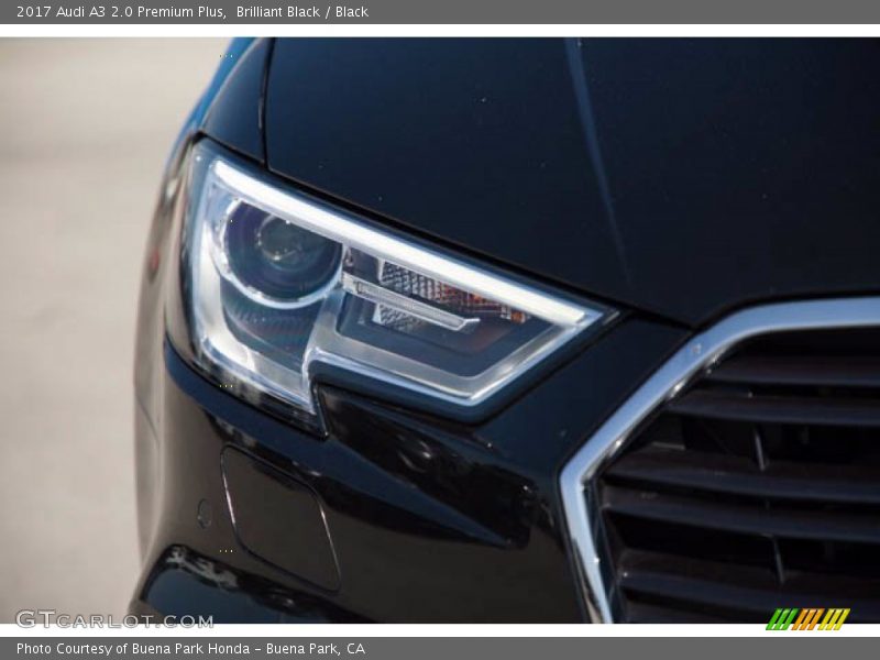 Brilliant Black / Black 2017 Audi A3 2.0 Premium Plus