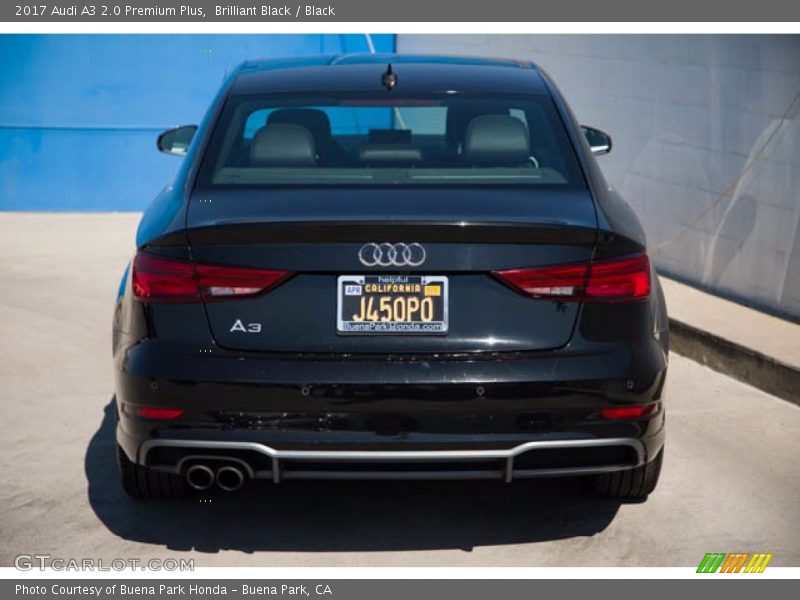 Brilliant Black / Black 2017 Audi A3 2.0 Premium Plus
