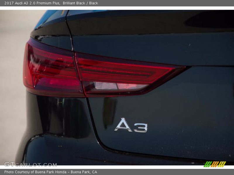 Brilliant Black / Black 2017 Audi A3 2.0 Premium Plus