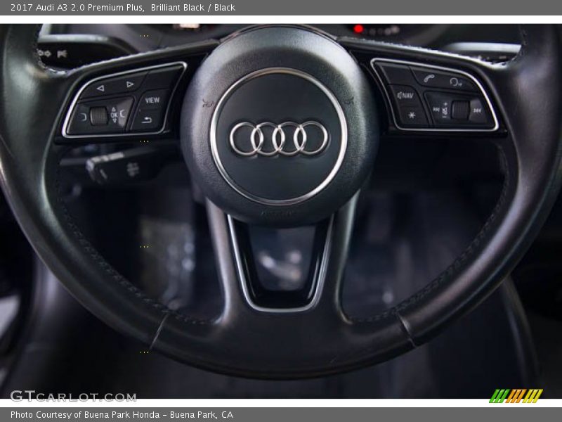 Brilliant Black / Black 2017 Audi A3 2.0 Premium Plus
